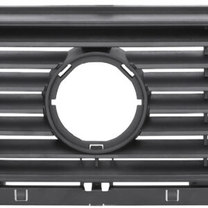 Kühlergrill VW Golf II 1983-1987, schwarz, 7-Rippen Doppelscheinscheinwerfer