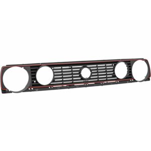 Kühlergrill VW Golf II 1983-1987, GTI-Optik, 7-Rippen Doppelscheinscheinwerfer